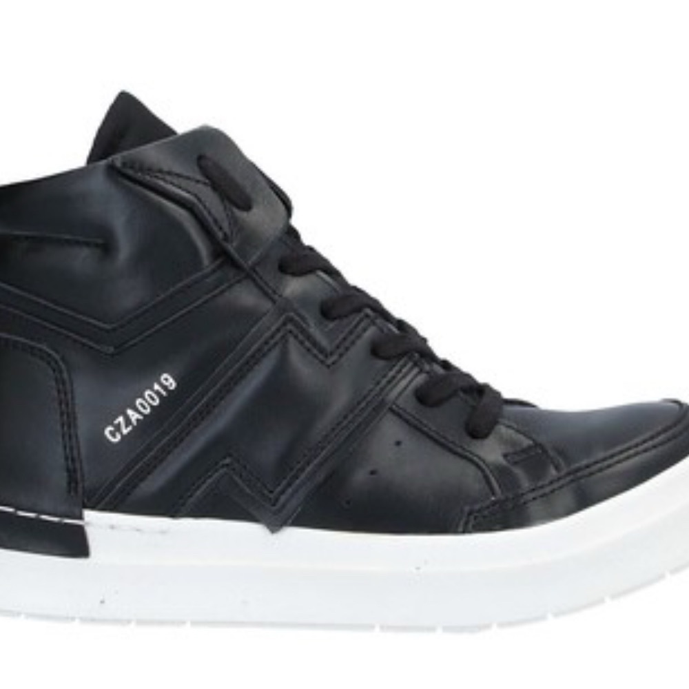 Cinzia Araia New Black High-Top Sneakers. Size 37.